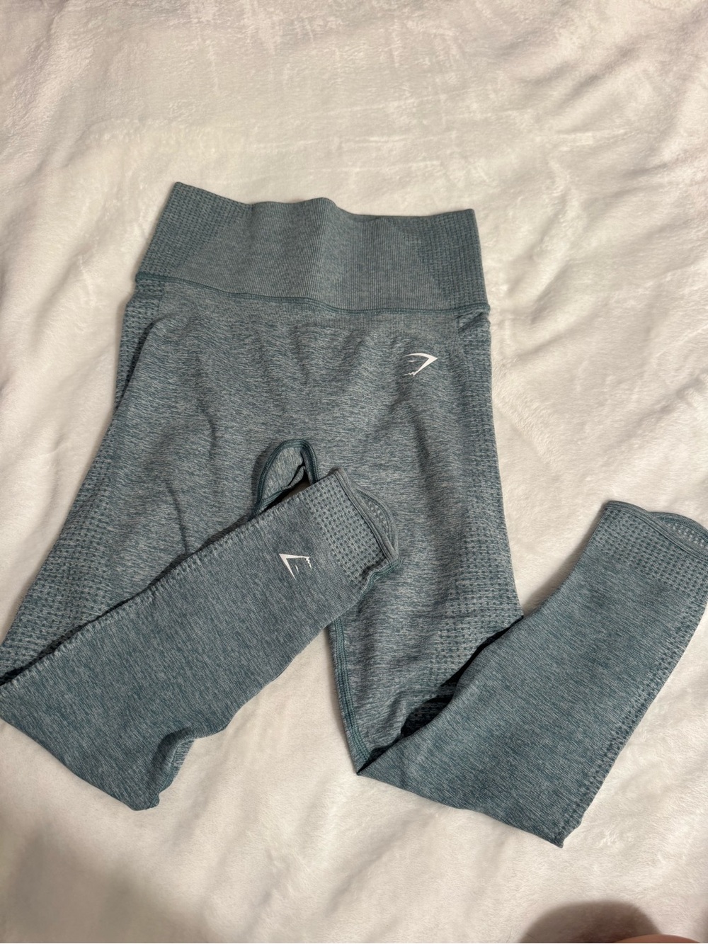 Gymshark Teal Seamless Leggings - High Waist Active Bottoms